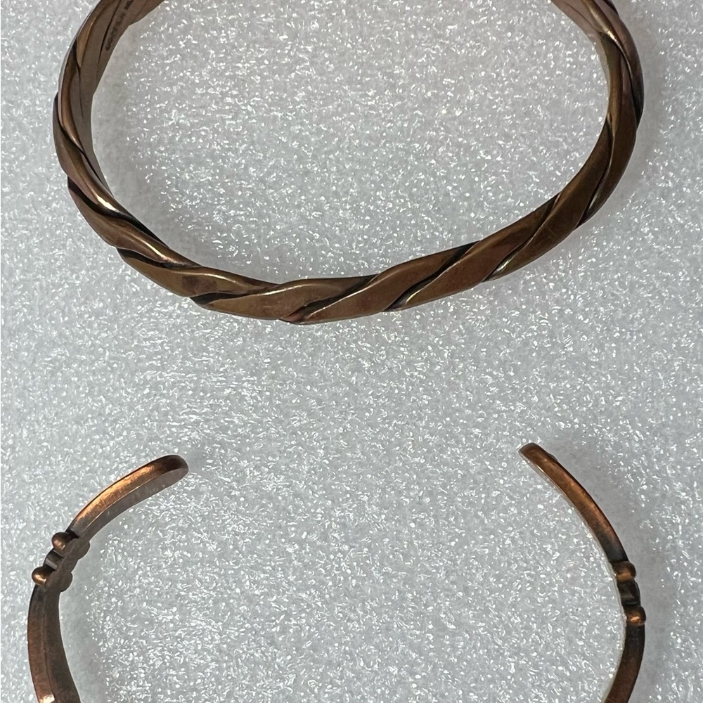 Vintage Copper Cuff Bracelets Lot of - Picture 5 of 6